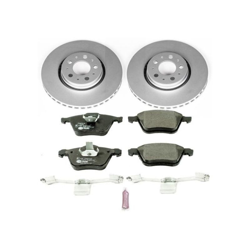 PSB Euro-Stop Kit - Power Stop 08-09 Volvo S60 Front Euro-Stop Brake Kit