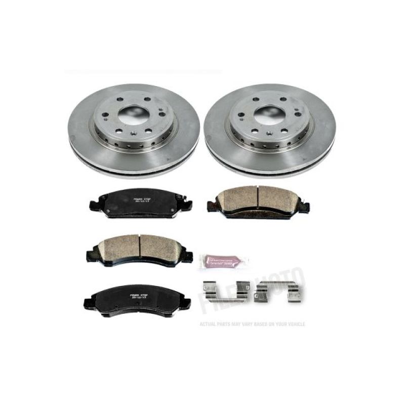 PSB Autospecialty Kit - Power Stop 08-19 Chevrolet Tahoe Front Autospecialty Brake Kit