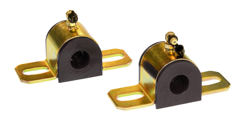 PRO Sway/End Link Bush - Blk - Prothane Universal 90 Deg Greasable Sway Bar Bushings - 3/4in - Type B Bracket - Black