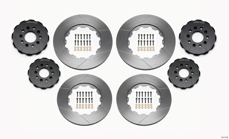 WIL Rotor Kit - Wilwood Rotor Kit Front/Rear-Drilled 2005-2013 Aston Martin