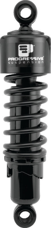 PGR 412 Shocks - Progressive Harley 412 Series Shocks 11.0in - Black