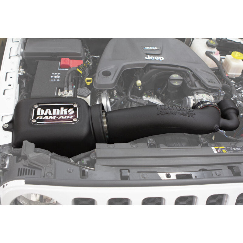 GBE Ram-Air Intake Systems - Banks Power 18-20 Jeep 3.6L Wrangler (JL) Ram-Air Intake System