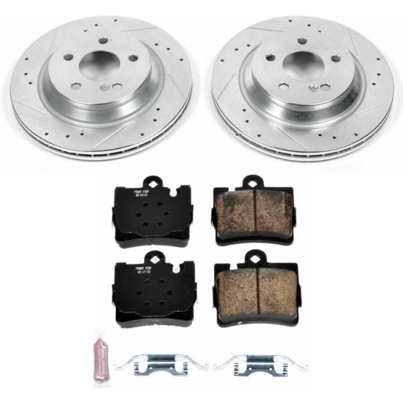 PSB Z23 Evolution Kit - Power Stop 00-02 Mercedes-Benz S430 Rear Z23 Evolution Sport Brake Kit