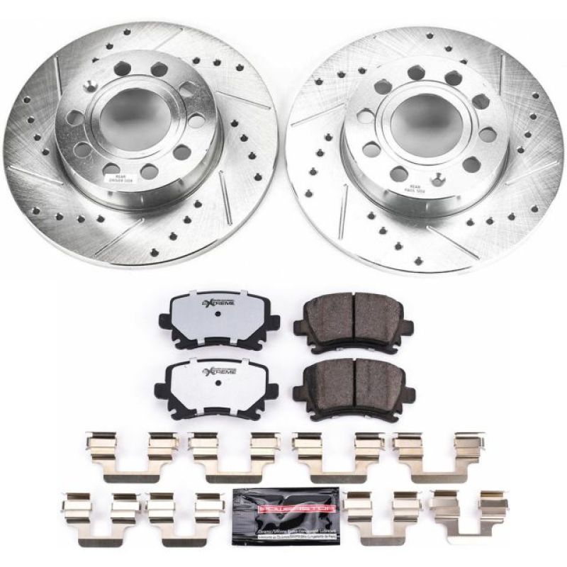 PSB Z26 Street Warrior Kit - Power Stop 2008 Audi A3 Rear Z26 Street Warrior Brake Kit