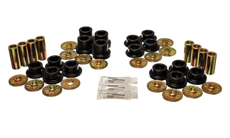 ES Cntrl Arm Bushings - Black - Energy Suspension 92-02 Dodge Viper Black Rear Control Arm Bushing Set