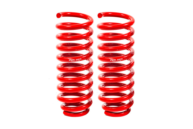 BMR Lowering Springs - BMR 02-09 Chevrolet Trailblazer / GMC Envoy 2.0in Drop Front Lowering Springs - Red