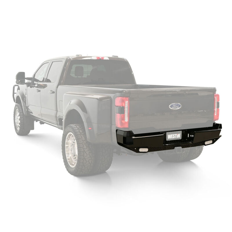 WES HDX Rear Bumpers - Westin 23-25 Ford F-250/350/450/550/600 HDX Bandit Rear Bumper - Black