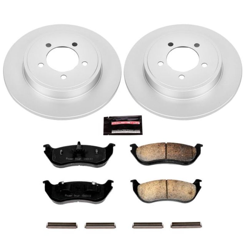 PSB Z17 Evolution Coated Kit - Power Stop 02-05 Ford Explorer Rear Z17 Evolution Geomet Coated Brake Kit