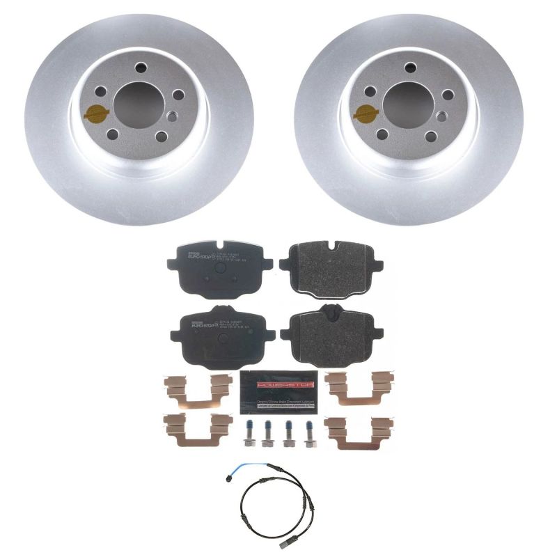 PSB Euro-Stop Kit - Power Stop 11-16 BMW 550i Rear Euro-Stop Brake Kit