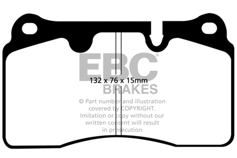 EBC Bluestuff Brake Pad Sets - EBC 04-12 Aston Martin DB9 5.9 Bluestuff Front Brake Pads
