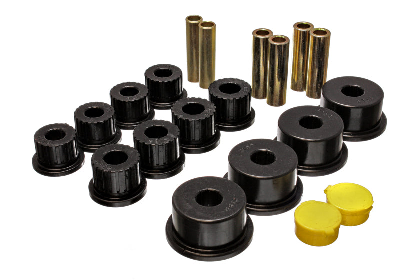 ES Spring/Shackle Bush - Black - Energy Suspension 94-02 Dodge Ram Black Rear Leaf Spring Bushing Set