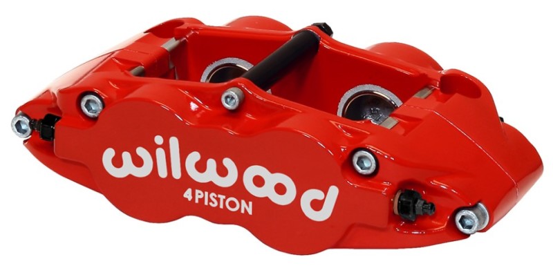 WIL Superlite Caliper - Wilwood Caliper-Narrow Superlite 4R - Red 1.12/1.12in Pistons 0.81in Disc