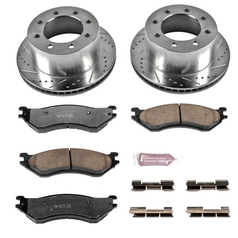 PSB Z36 Truck & Tow Kit - Power Stop 01-02 Dodge Ram 2500 Rear Z36 Truck & Tow Brake Kit