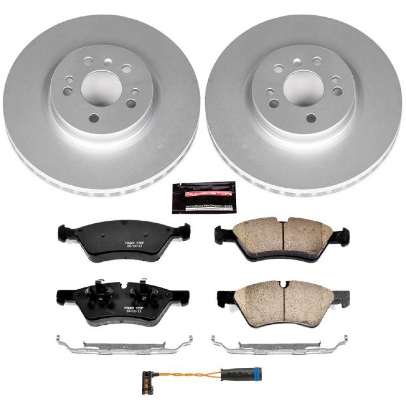 PSB Z23 Evolution Coated Kit - Power Stop 10-11 Mercedes-Benz ML450 Front Z23 Evolution Sport Coated Brake Kit
