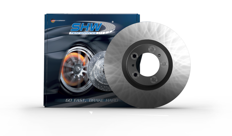 SHW Smooth Monobloc Rotors - SHW 93-95 Porsche 928 GTS 5.4L Right Front Smooth Monobloc Brake Rotor (92835104601)