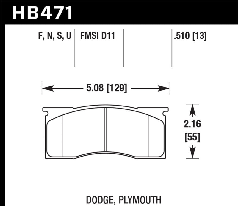 HAWK HPS Brake Pad Sets - Hawk HPS Street Brake Pads
