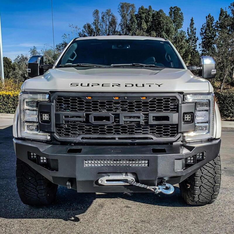 WES HDX Front Bumpers - Westin 17-22 Ford F-250/350 Pro-Series Front Bumper- Textured Black