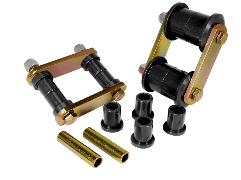 PRO Spring/Shackle Bush- Blk - Prothane 70-83 AMC HD Shackle Bushings - Black