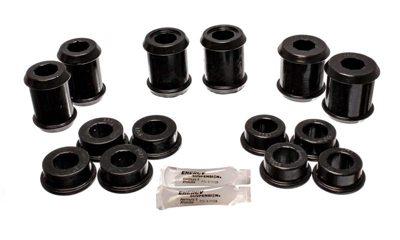 ES Cntrl Arm Bushings - Black - Energy Suspension 04-09 Cadillac XLR/XLR-V / 97-12 Corvette Black Rear End C/A Bushing Set