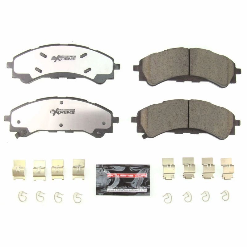 PSB Z36 Truck & Tow Brake Pads - Power Stop 2019 Ford Ranger Front Z36 Truck & Tow Brake Pads w/Hardware