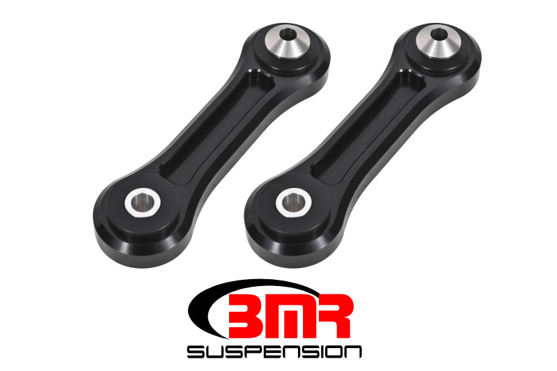 BMR Vertical Links - BMR 15-17 S550 Mustang Rear Lower Control Arms Vertical Link (Delrin) - Black