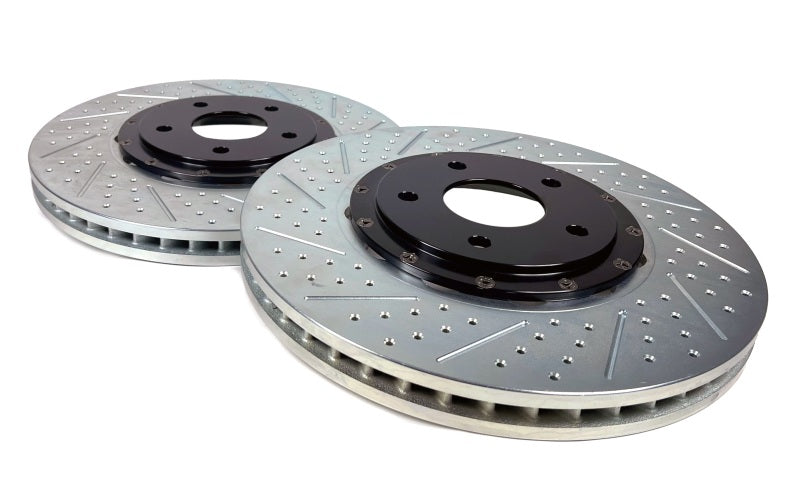 BAE Eradispeed Rotors - Baer Brakes 2024 Ford Mustang (S650) Eradispeed+ Front 2-Piece SDZ Performance Brake Rotors