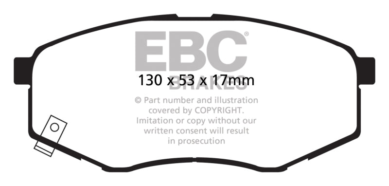 EBC Greenstuff Brake Pad Sets - EBC 10-15 Hyundai Tucson 2.0 FWD Greenstuff Front Brake Pads