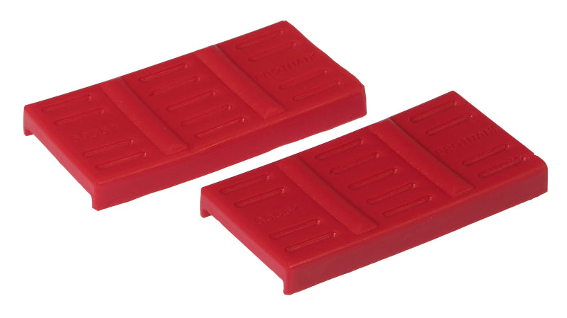 PRO Spring Pad - Red - Prothane 67-69 Chevy Camaro/Firebird Upper Spring Pad (Mono) - Red