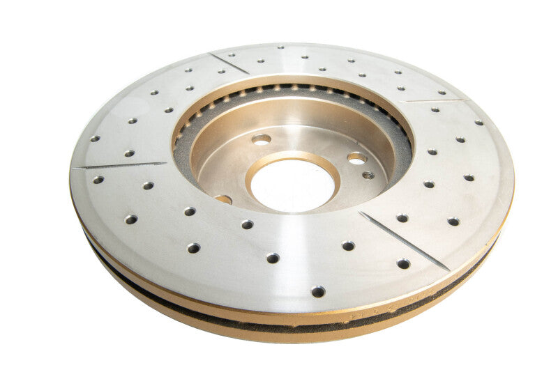 DBA Street Slot&Drill Rotors - DBA 98 Mazda Protege (Front Caliper Cast No. 22-14) 1.8L Front Drilled & Slotted Street Series Rotor