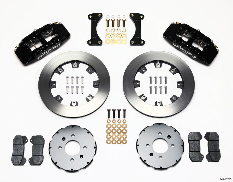 WIL Dynapro Brake Kit - Wilwood Dynapro 6 Front Hat Kit 12.19in 94-01 Honda/Acura w/262mm Disc