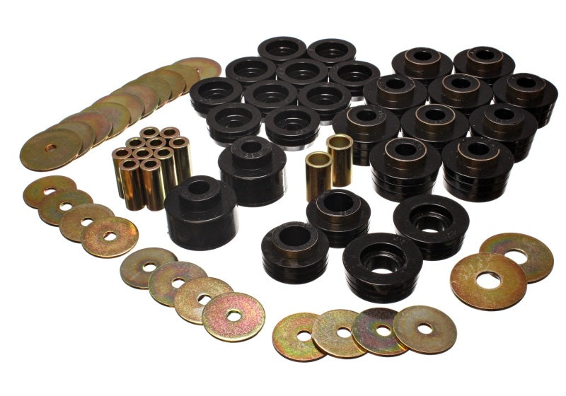 ES Body Mounts - Black - Energy Suspension 82-87 Buick Century/Regal/Grand National/Skylark / 78-88 Chevelle/Monte Carlo/Mali