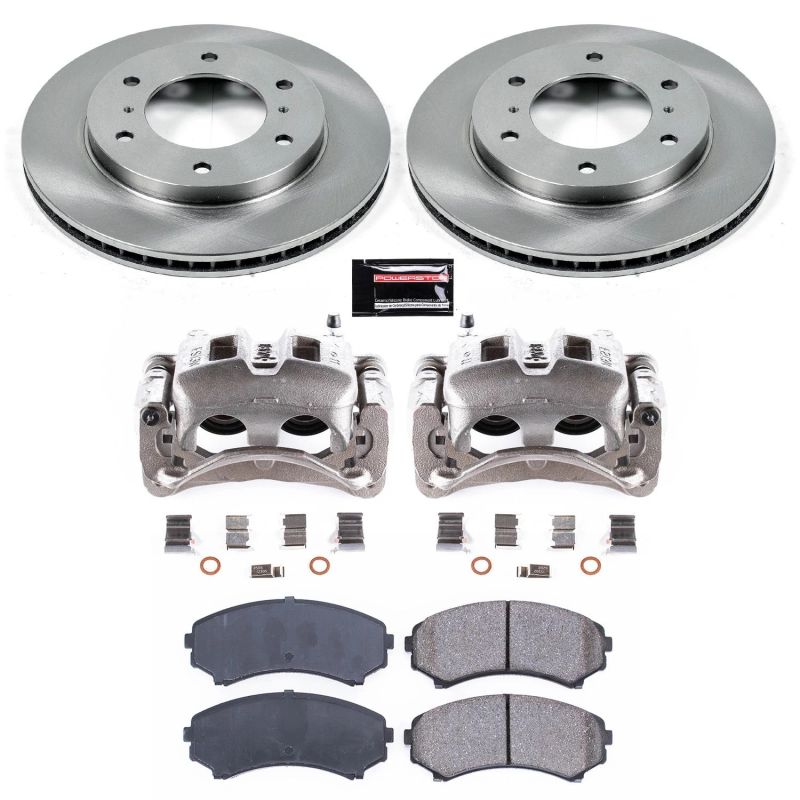 PSB Autospecialty Kit w/Cals - Power Stop 01-06 Mitsubishi Montero Front Autospecialty Brake Kit w/Calipers