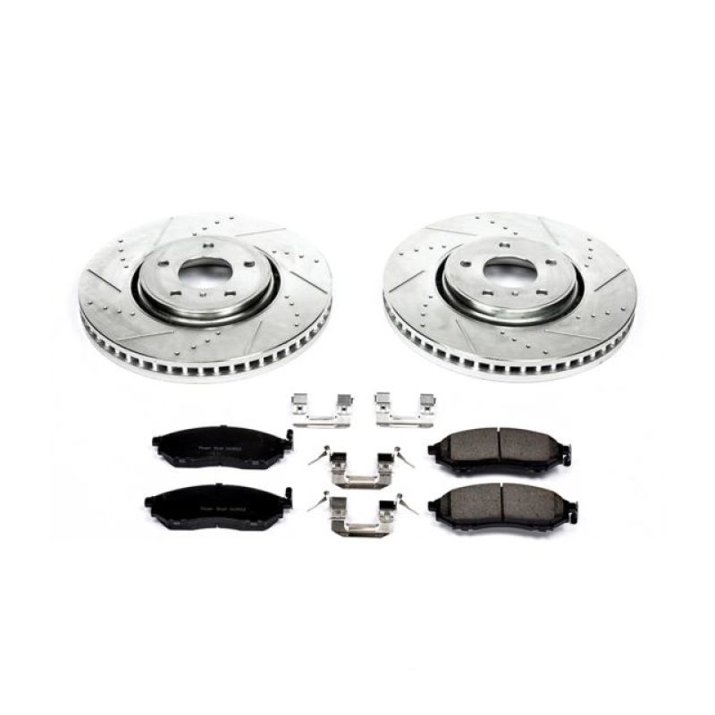PSB Z23 Evolution Kit - Power Stop 05-12 Infiniti FX35 Front Z23 Evolution Brake Kit