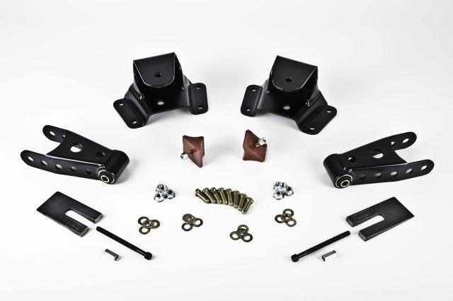 BT Shackle Kit - Belltech SHACKLE AND HANGER KIT 75-91 GM C30 CrewCab/Dually 4inch