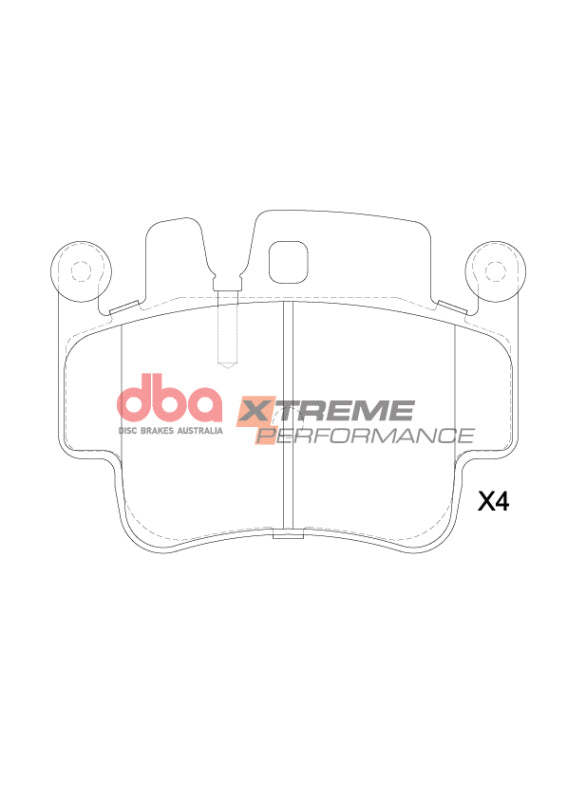 DBA XP Performance Brake Pads - DBA 98-01 Porsche 911 Carrera 996 / 04-13 Porsche Carrera S 997 XP Performance Front/Rear Brake Pads
