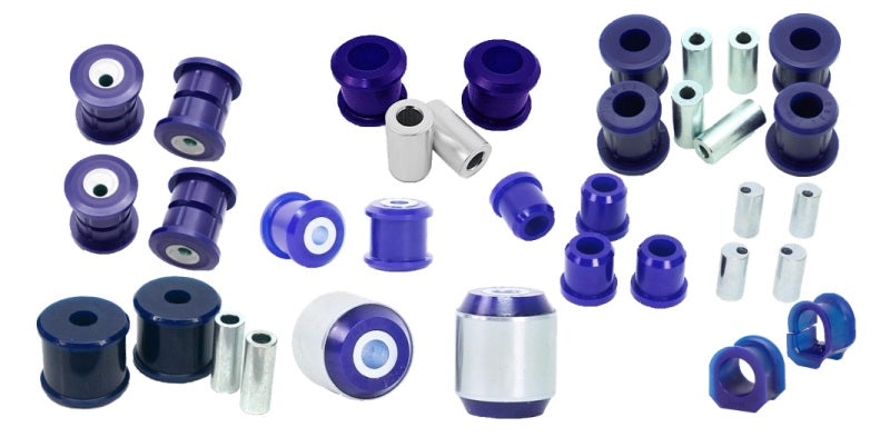 SPR Bushing Kits - SuperPro 1993 Mazda RX-7 Base Front / Rear Vehicle Master Bushing Kit - Camber Adjustable