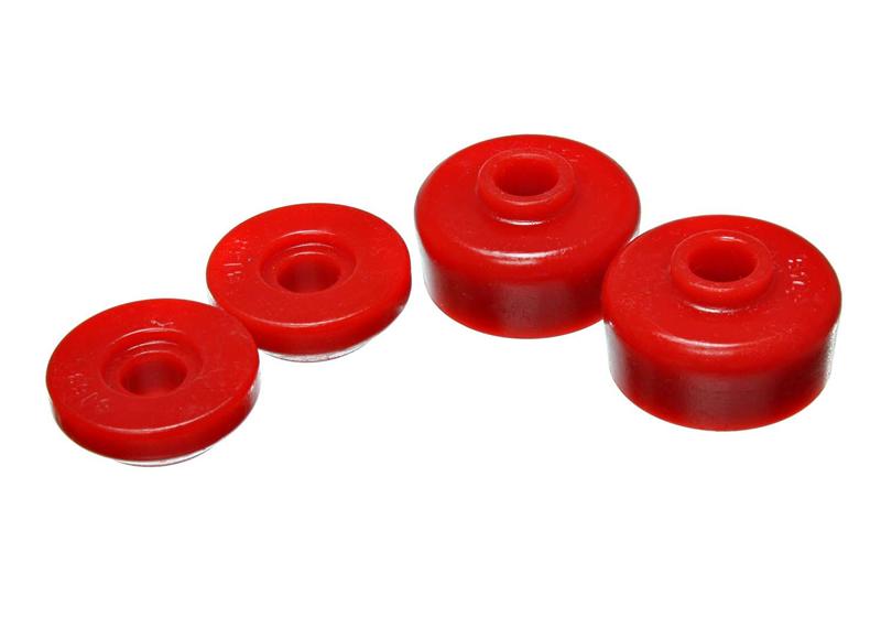 ES Shock Mount Bush - Red - Energy Suspension 95-99 Mitsubishi Eclipse FWD./AWD Red Front Shock Upper Bushing Set