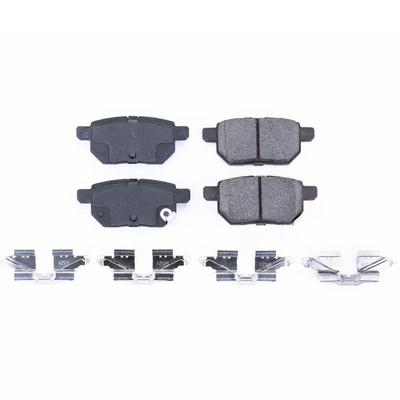 PSB Z17 Evolution Brake Pads - Power Stop 09-10 Pontiac Vibe Rear Z17 Evolution Ceramic Brake Pads w/Hardware
