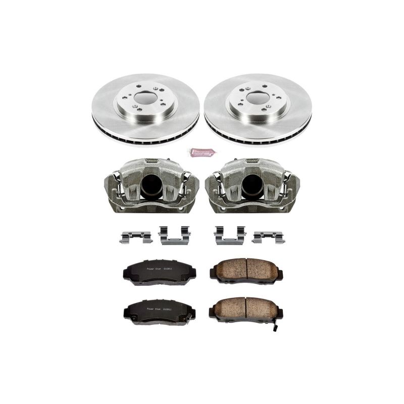 PSB Autospecialty Kit w/Cals - Power Stop 01-03 Acura CL Front Autospecialty Brake Kit w/Calipers