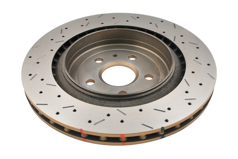 DBA 4000 Slot&Drill Rotors - DBA 2010+ Camaro V8 SS Rear Drilled & Slotted 4000 Series Rotor