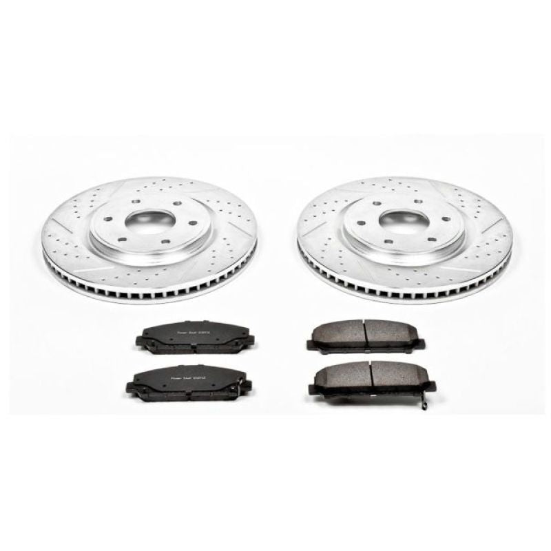 PSB Z23 Evolution Kit - Power Stop 06-07 Infiniti QX56 Front Z23 Evolution Sport Brake Kit