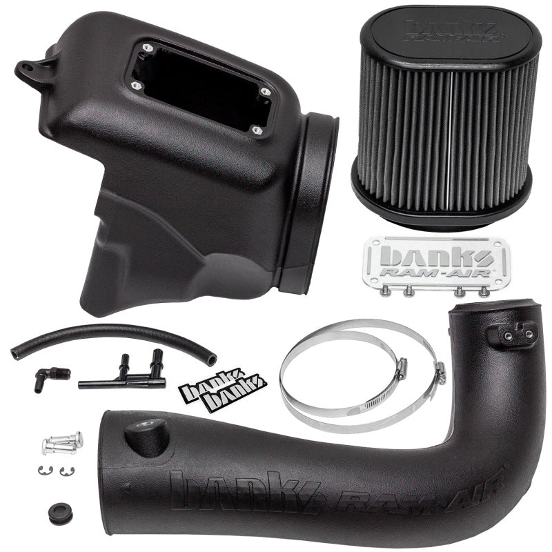 GBE Ram-Air Intake Systems - Banks Power 18-21 Jeep 2.0L Turbo Wrangler (JL) Dry Filter Ram-Air Intake System