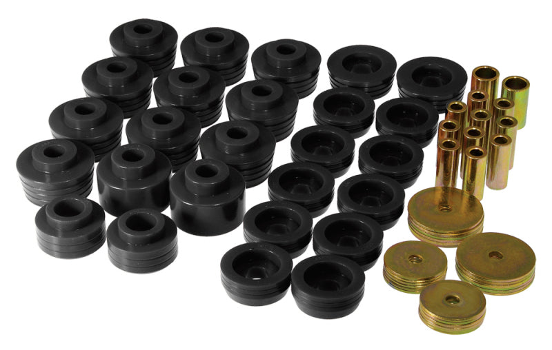 PRO Body/Subframe Bush - Blk - Prothane 78-88 GM Various Body Mount Kit - Black
