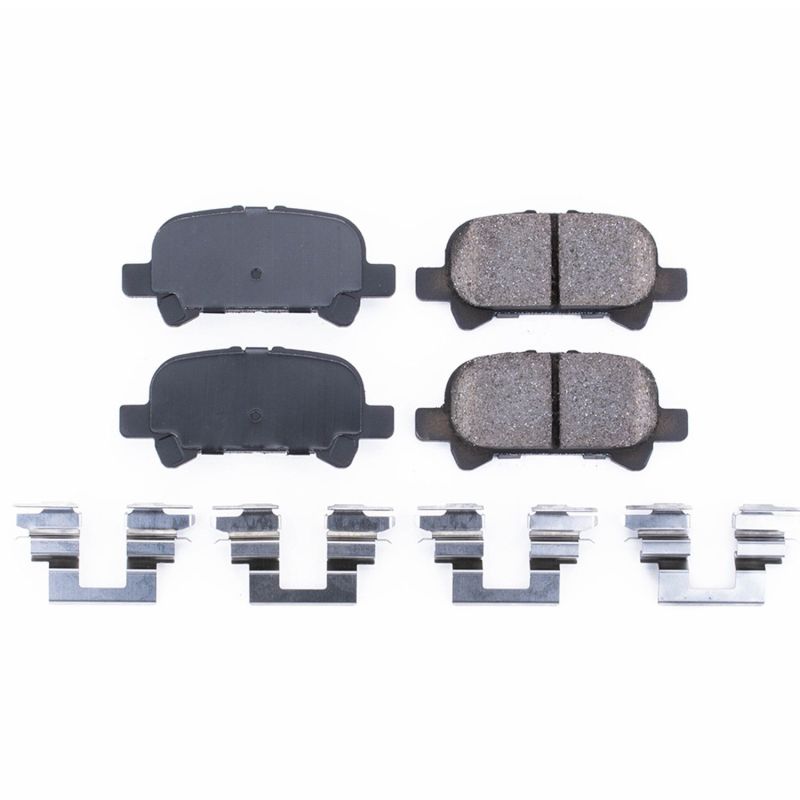 PSB Z17 Evolution Brake Pads - Power Stop 00-07 Toyota Avalon Rear Z17 Evolution Ceramic Brake Pads w/Hardware
