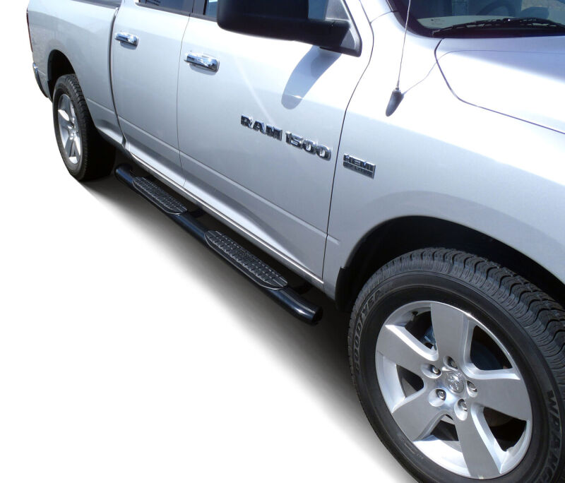 WES Nerf Bars - PRO TRAXX 4 - Westin 2009-2018 Dodge/Ram 15/25/3500 Crew Cab PRO TRAXX 4 Oval Nerf Step Bars - SS