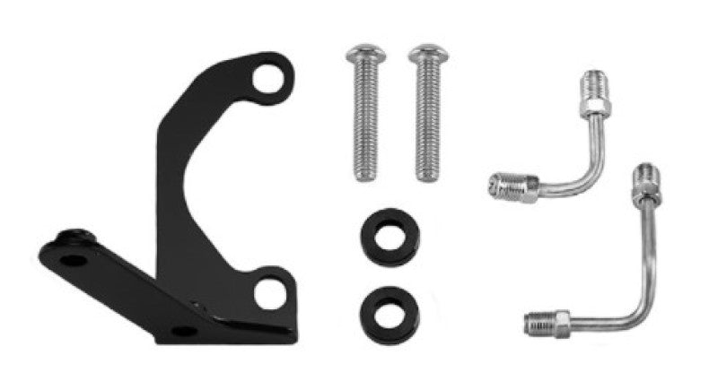 WIL Hardware - Wilwood Tandem Remote Master Cylinder to Prop valve Bracket L/H & Line Kit