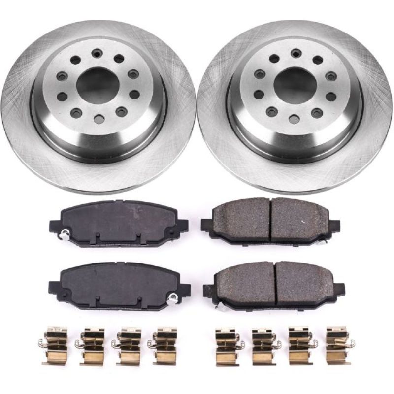 PSB Autospecialty Kit - Power Stop 18-19 Jeep Wrangler Rear Autospecialty Brake Kit