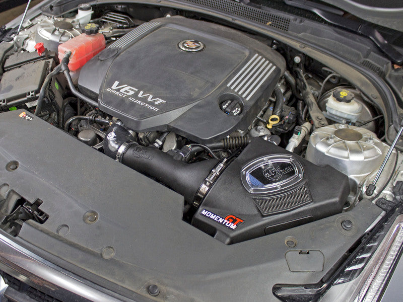 AFE Momentum GT Cold Air Intakes - aFe Momentum Air Intake System PRO 5R Stage-2 13-15 Cadillac ATS 3.6L V6