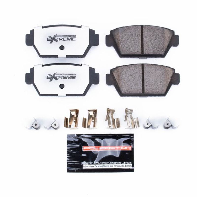 PSB Z26 Extreme Brake Pads - Power Stop 90-94 Eagle Talon Rear Z26 Extreme Street Brake Pads w/Hardware