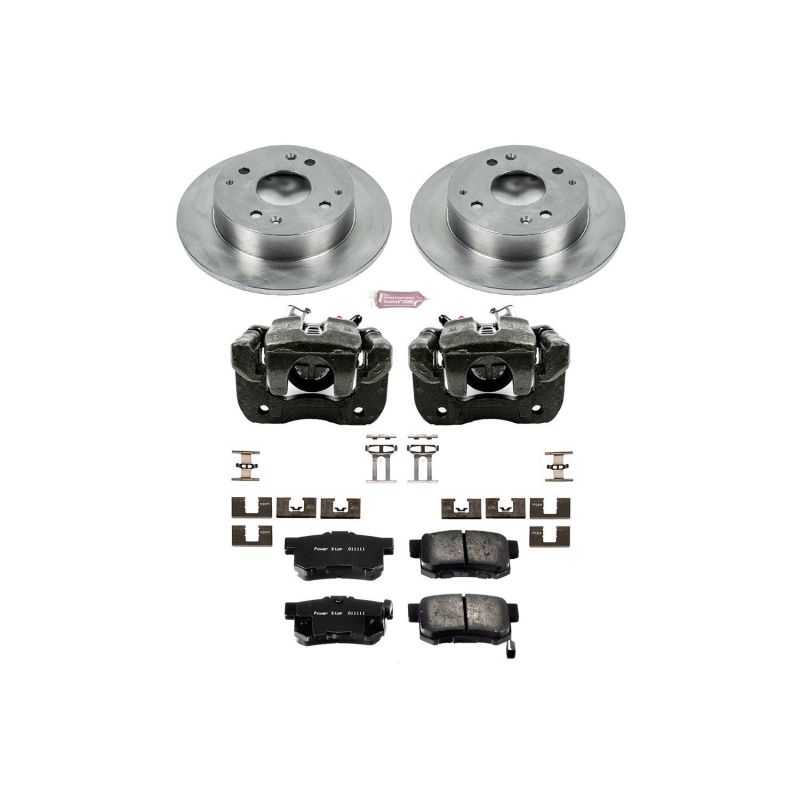 PSB Autospecialty Kit w/Cals - Power Stop 98-99 Acura CL Rear Autospecialty Brake Kit w/Calipers